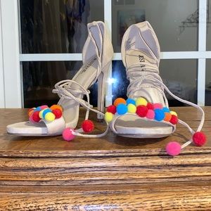 pom pom heels by just fab